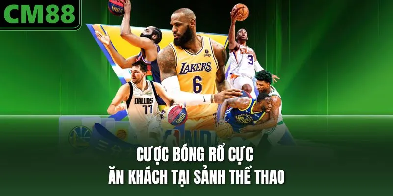 Cược bóng rổ cực ăn khách tại sảnh thể thao